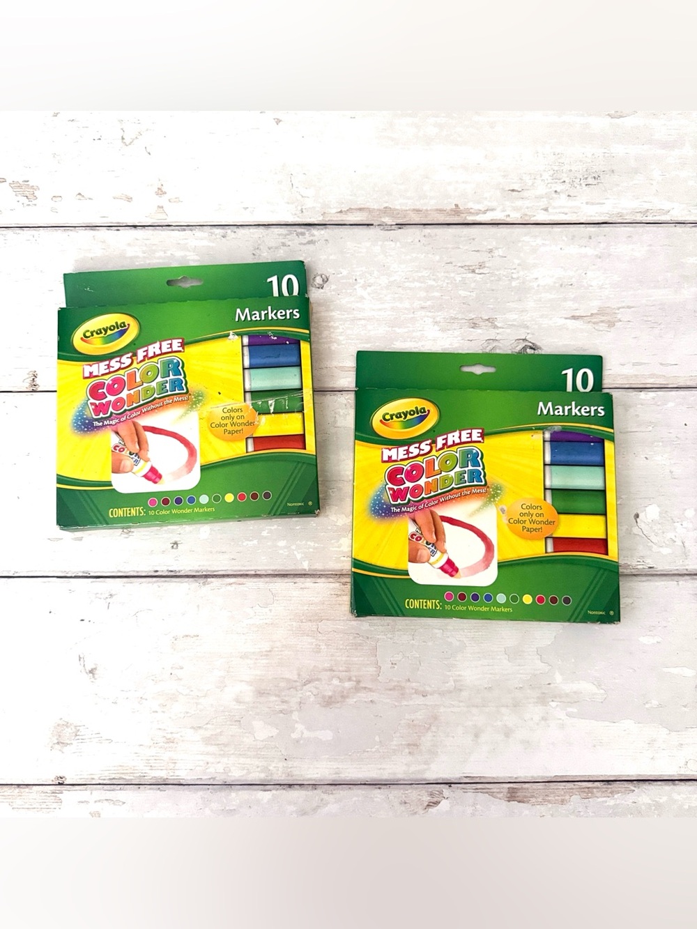 Color Wonder Markers Packs 10ct Each 2 Packs Crayola Mess Free Fun